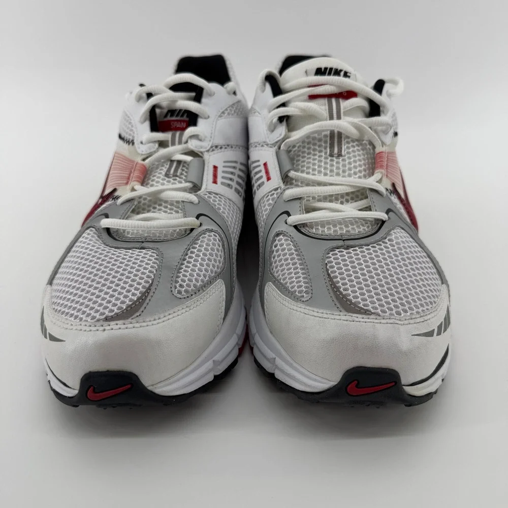 Nike Air Span 6 Mens 14 White Red Silver Bowerman Series 344552-161 Vintage 2008